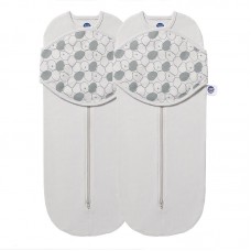 Nested Bean Zen Neo (Contain 2 Swaddles) - Gently Weighted Newborn Swaddle | womb-like pod design | Machine Washable | 0 - 4 months